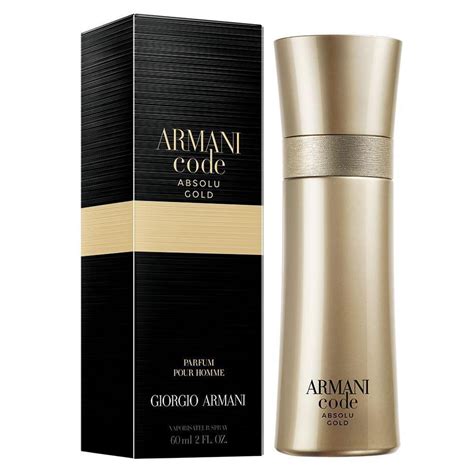 armani perfume gold bottle